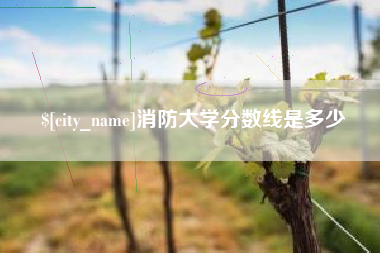 扬中消防大学分数线是多少