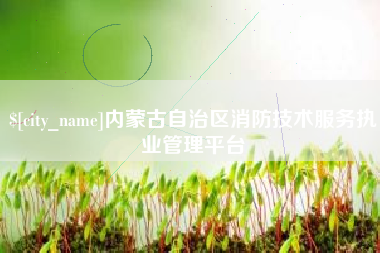扬中内蒙古自治区消防技术服务执业管理平台