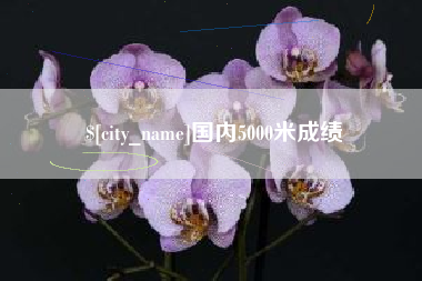 扬中国内5000米成绩