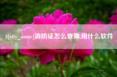 扬中消防证怎么查询,用什么软件