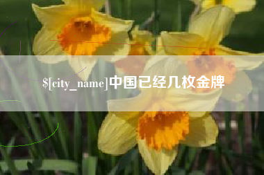 扬中中国已经几枚金牌