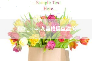 扬中九宫格模型建筑