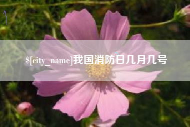 扬中我国消防日几月几号