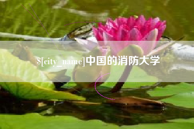 扬中中国的消防大学