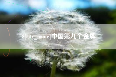 扬中中国第九个金牌