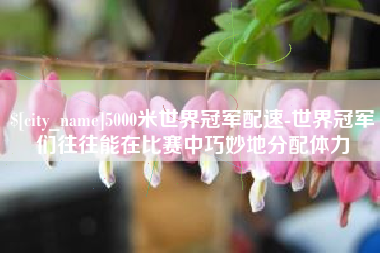 扬中5000米世界冠军配速-世界冠军们往往能在比赛中巧妙地分配体力