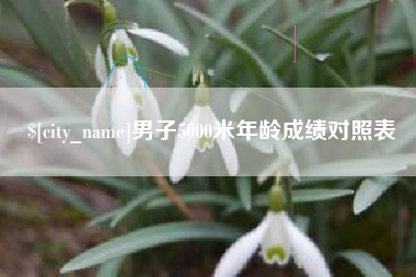 扬中男子5000米年龄成绩对照表