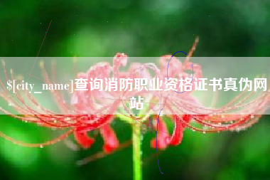 扬中查询消防职业资格证书真伪网站