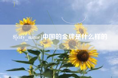 扬中中国的金牌是什么样的
