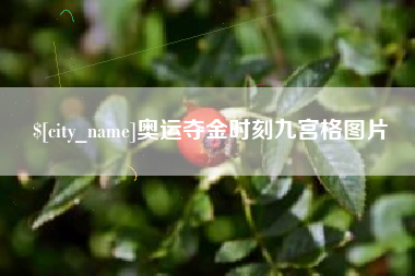 扬中奥运夺金时刻九宫格图片